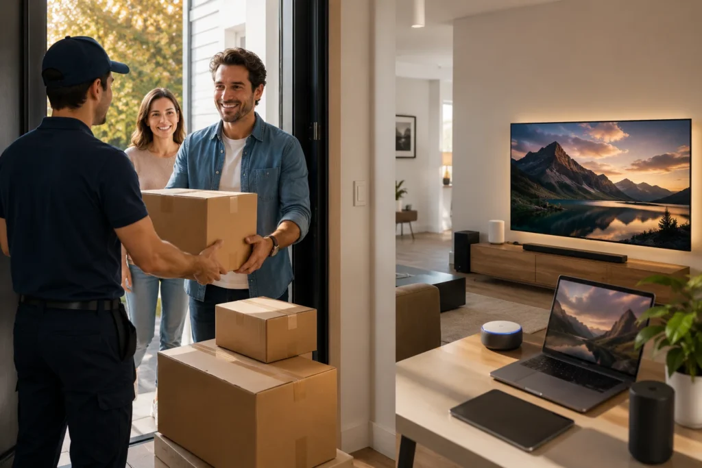 Fast Home Delivery After Online Purchase