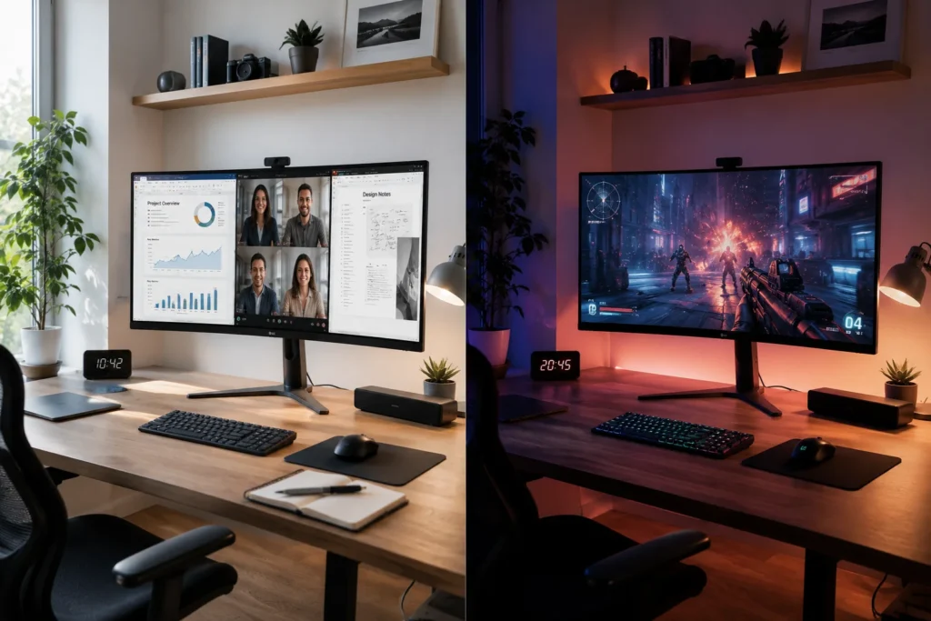 One Monitor for Work by Day, Gaming by Night