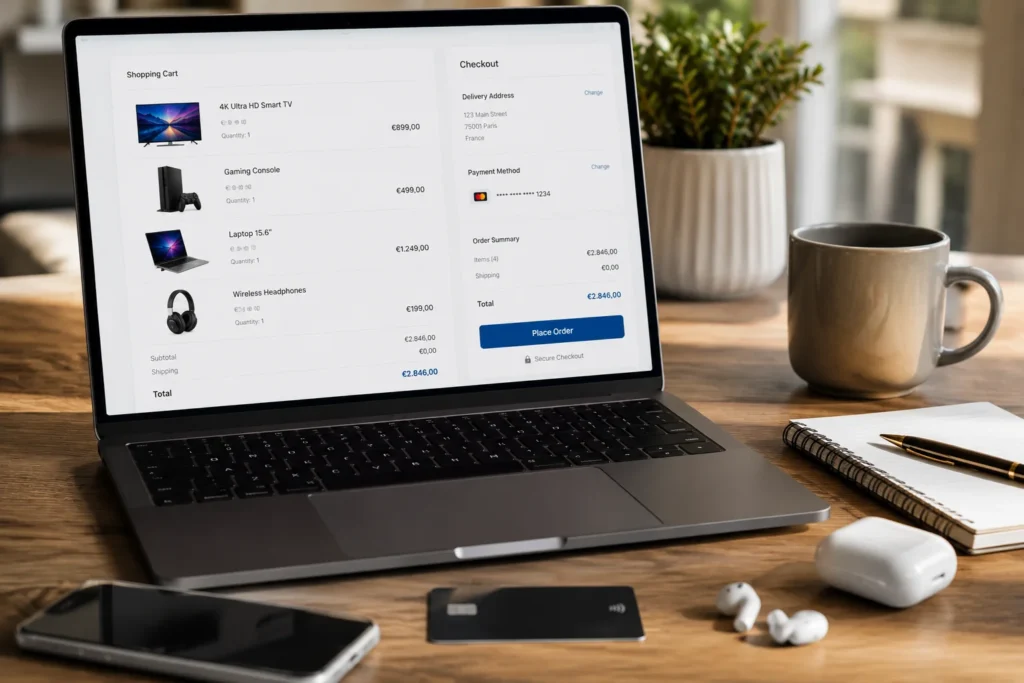 Online Shopping Checkout Experience