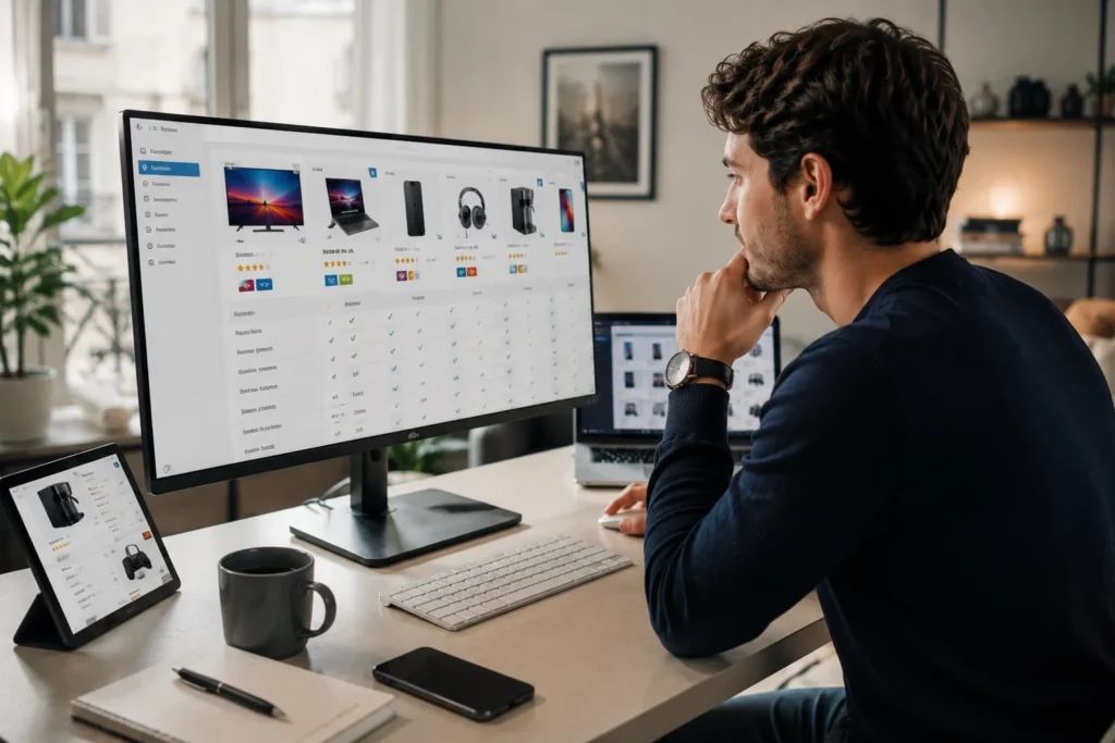 Smart Online Electronics Shopping at Home